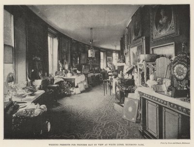 Wedding Presents for Princess May on View at White Lodge, Richmond Park by English Photographer