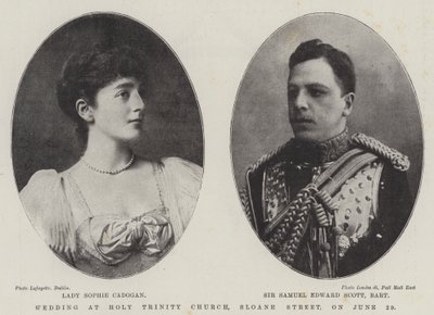 Wedding at Holy Trinity Church, Sloane Street, on 29 June by English Photographer