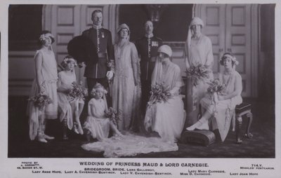 Wedding of Princess Maud and Lord Carnegie by English Photographer