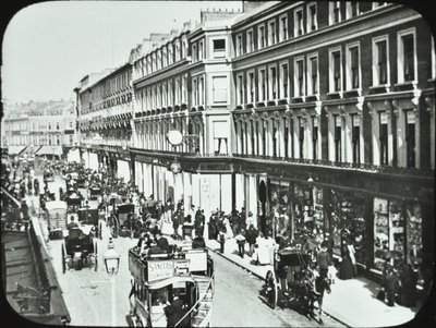 Whiteleys, Westbourne Grove, Westminster LB: looking west, 1895 by English Photographer