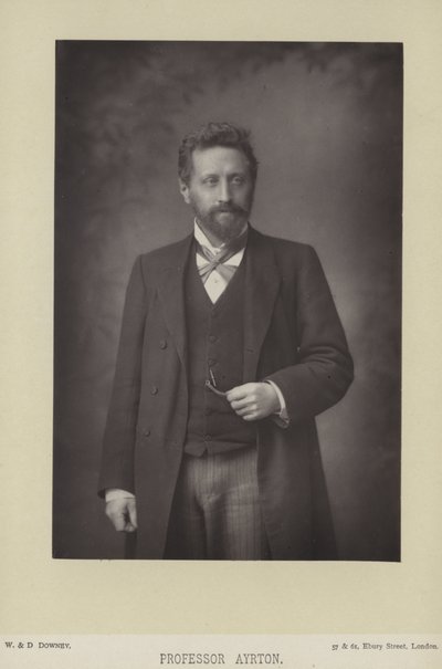 William Edward Ayrton by English Photographer
