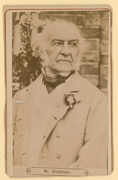 William Ewart Gladstone by English Photographer