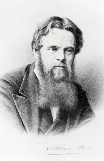 William Holman Hunt, Engraving after a Photograph, c.1865 by English Photographer