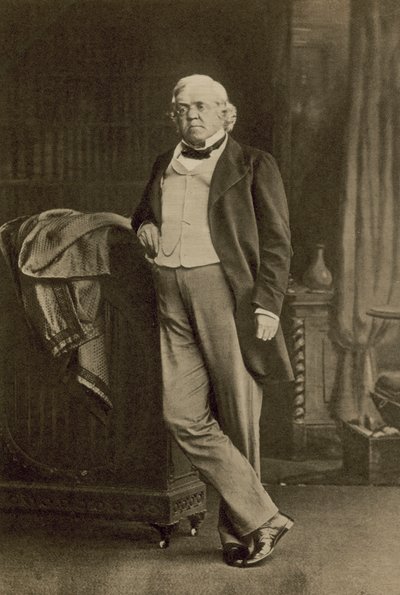 William Makepeace Thackeray, English novelist and satirist by English Photographer