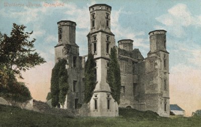 Wothorpe Towers, ruins of a Jacobean lodge, Cambridgeshire by English Photographer