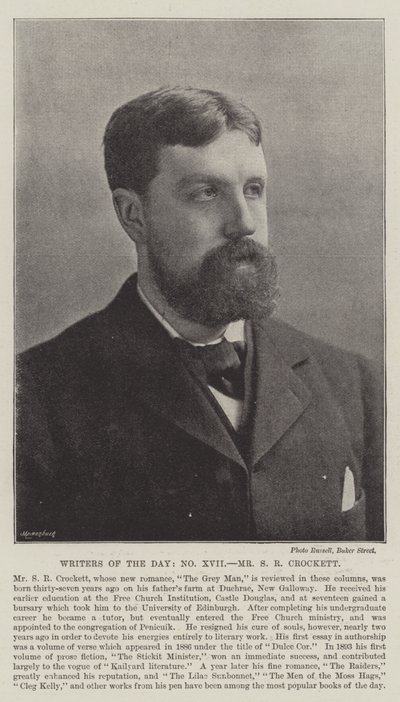 Writers of the Day, Mr S R Crockett by English Photographer