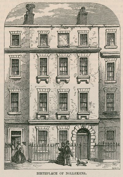 28 Dean Street, Soho, London, birthplace of artist Joseph Nollekens by English School