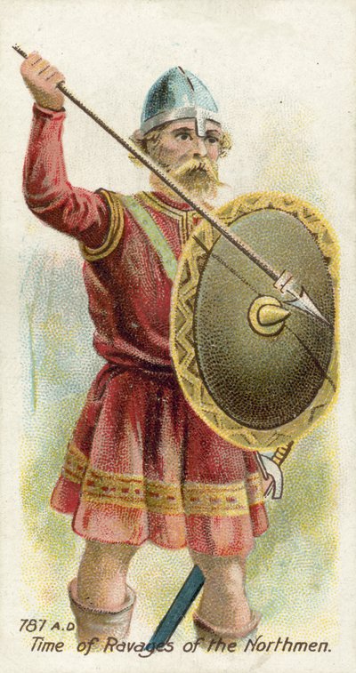 787 AD, Time of Ravages of the Northmen by English School