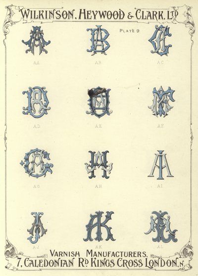 AA, AB, AC, AD, AE, AF, AG, AH, AI, AJ, AK, AL by English School