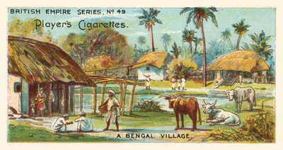 A Bengal Village by English School