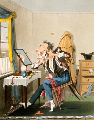 A Blunt Razor, pub. by Hunt, 1827 by English School