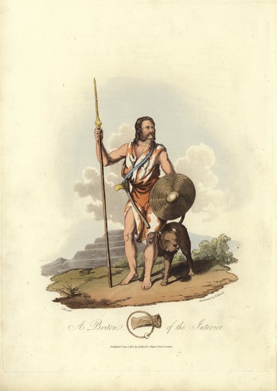 A Briton of the interior by English School