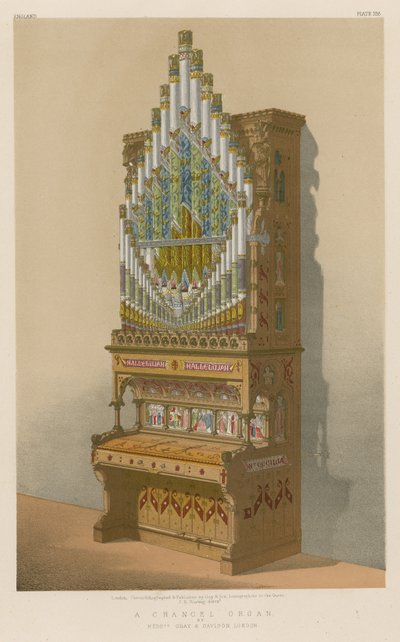 A Chancel Organ by English School
