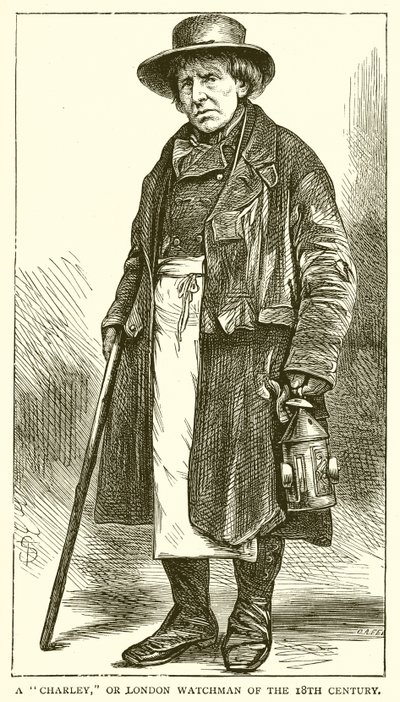 A Charley, or London Watchman of the 18th Century by English School