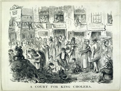 A Court for King Cholera, illustration from 
