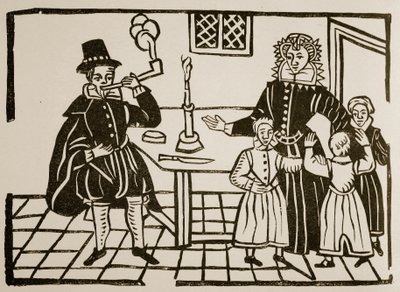 A Family Group, early 17th Century by English School