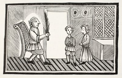 A Father and His Sons by English School