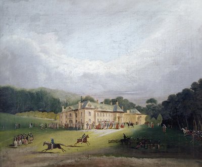 A Fete at Firle, where the ancient game of Quintain was revived, 1827 by English School