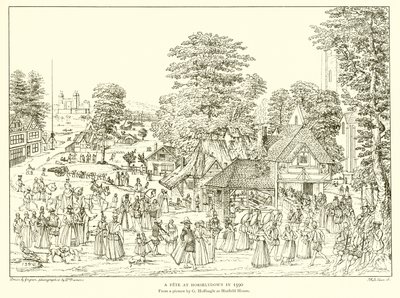 A Fete at Horselydown in 1590 by English School