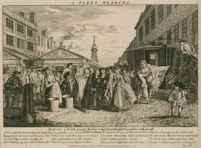 A Fleet Wedding between a Sailor and His Landlady