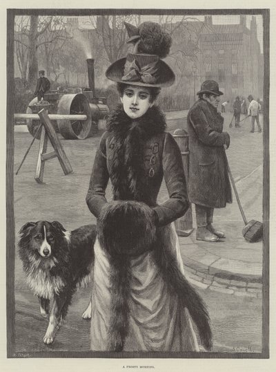 A Frosty Morning by English School