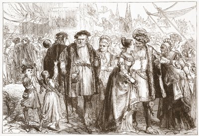A Gala-Day in Nuremberg: Time, Sixteenth Century by English School