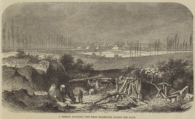 A German Advanced Post near Phalsbourg during the Siege by English School