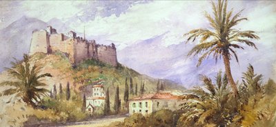 A Hill Fort in the Atlas Mountains, c.1860-70 by English School