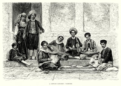 A Jewish Concert: Tlemcen by English School