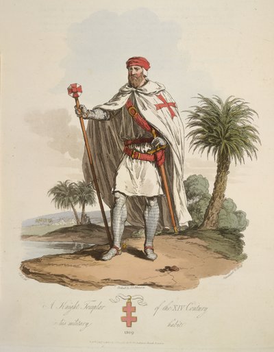 A Knight Templar, illustration from 