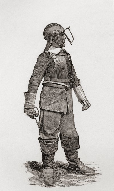 A Light Horseman from the Time of Oliver Cromwell, from 