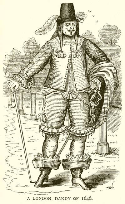 A London Dandy of 1646 by English School