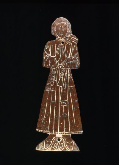 Medieval Church Brass, 14th Century by English School