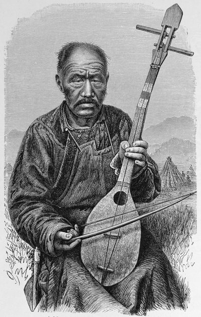 A Mongol Musician, from 