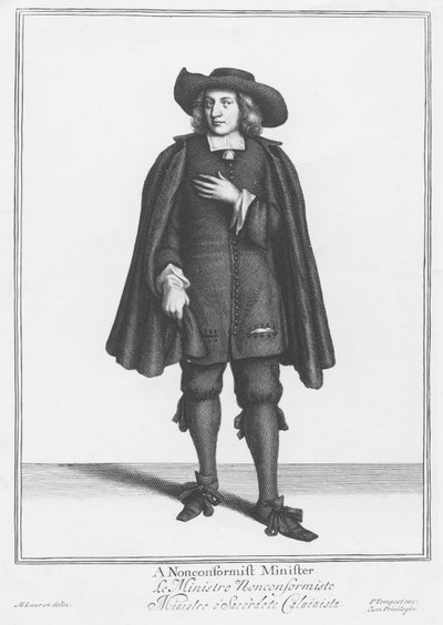 A Non-Conformist Minister from the Cries of London by English School