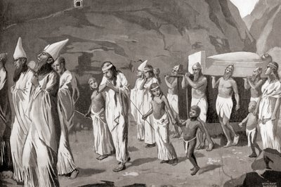 A Phoenician funeral procession, from Hutchinson
