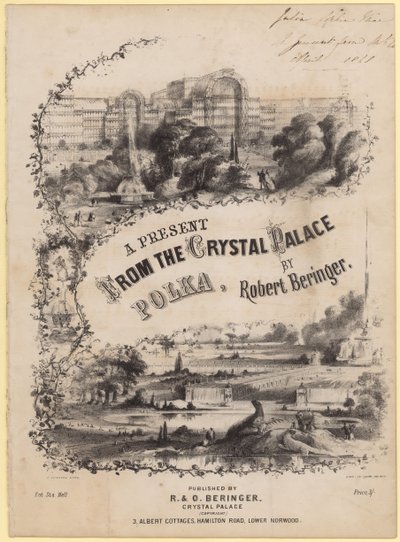 A Present from the Crystal Palace Polka by English School