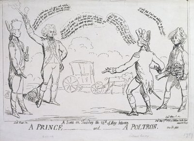 A Prince and a Poltron by English School