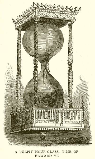 A Pulpit Hour-Glass, Time of Edward VI by English School