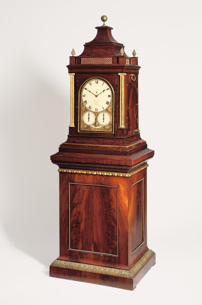 A Regency Giant Quarter Striking Eight Day Turn-Table Musical Organ Clock, c.1820 by English School
