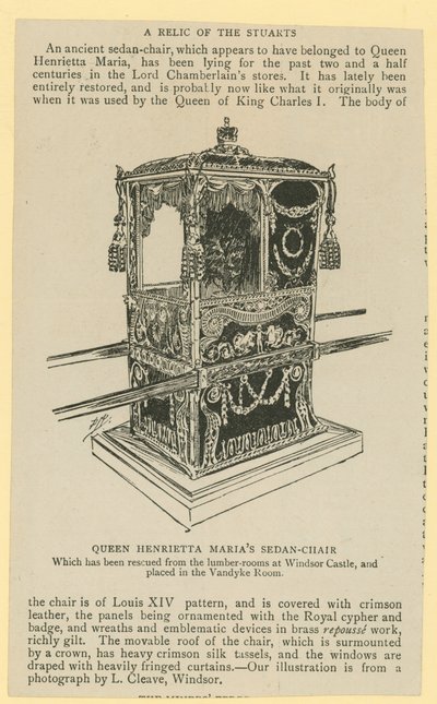 A Relic of the Stuarts by English School