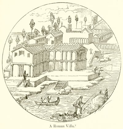 A Roman Villa by English School