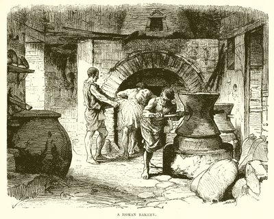 A Roman Bakery by English School