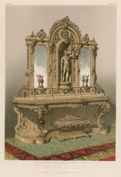 A Sideboard (by Messrs J Taylor and Son, Edinburgh) by English School