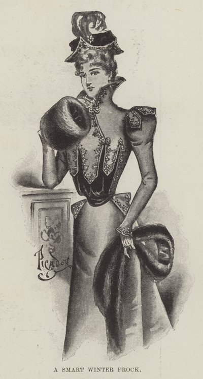 A Smart Winter Frock by English School