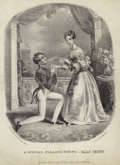 A Special Pleader Suing for Half a Crown by English School