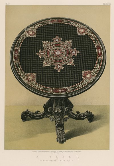A Table by English School