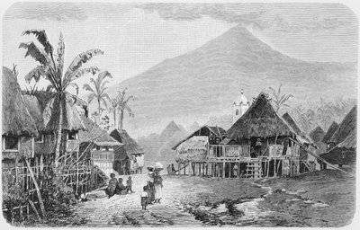 A Tagal Village, Luzon in the Philippines, from 
