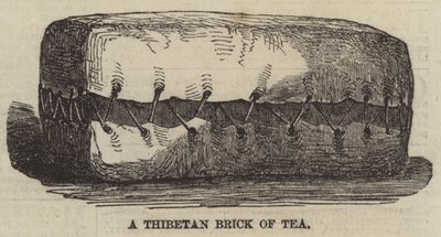 A Thibetan Brick of Tea by English School