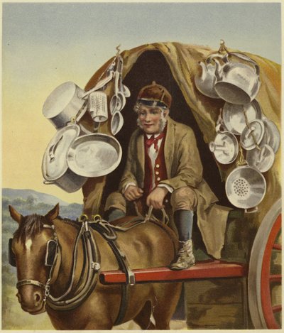 A Travelling Trader by English School
